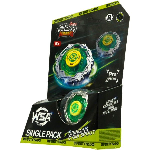 Фото - Дзиґа Infinity Nado VII Pro Series Single Pack Origins Cyan Spout (EU664621-3)